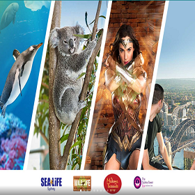 澳大利亚 | 悉尼景点套票：悉尼野生动物园、杜莎夫人蜡像馆、SEA LIFE 水族馆、悉尼塔眼