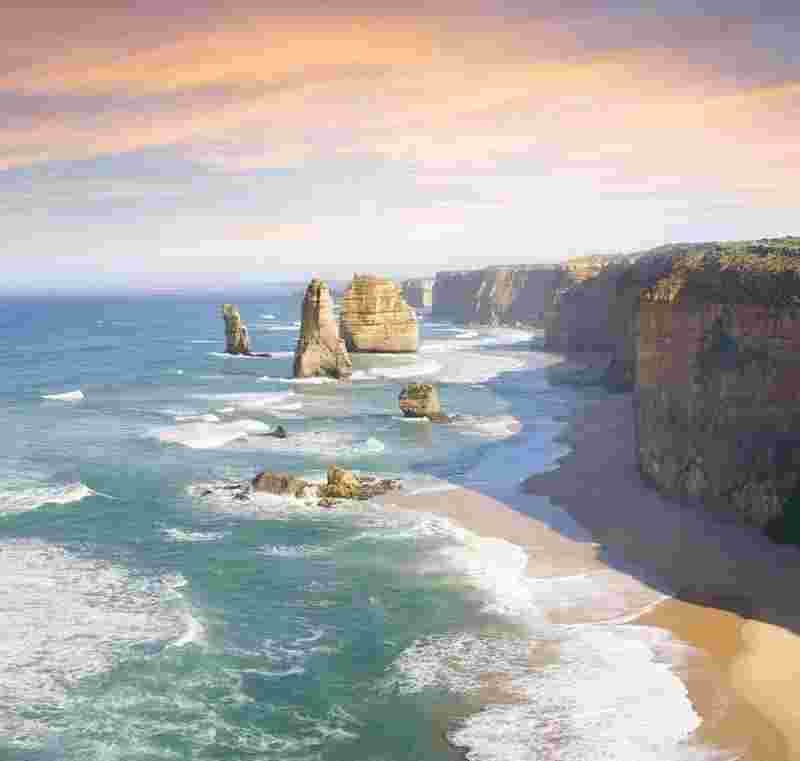 澳大利亚| 墨尔本 超值全景四日游 （ 大洋路+十二门徒+古董火车+企鹅岛+市区游+金矿+接送机）